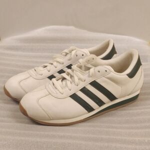 adidas White and Green Sneakers